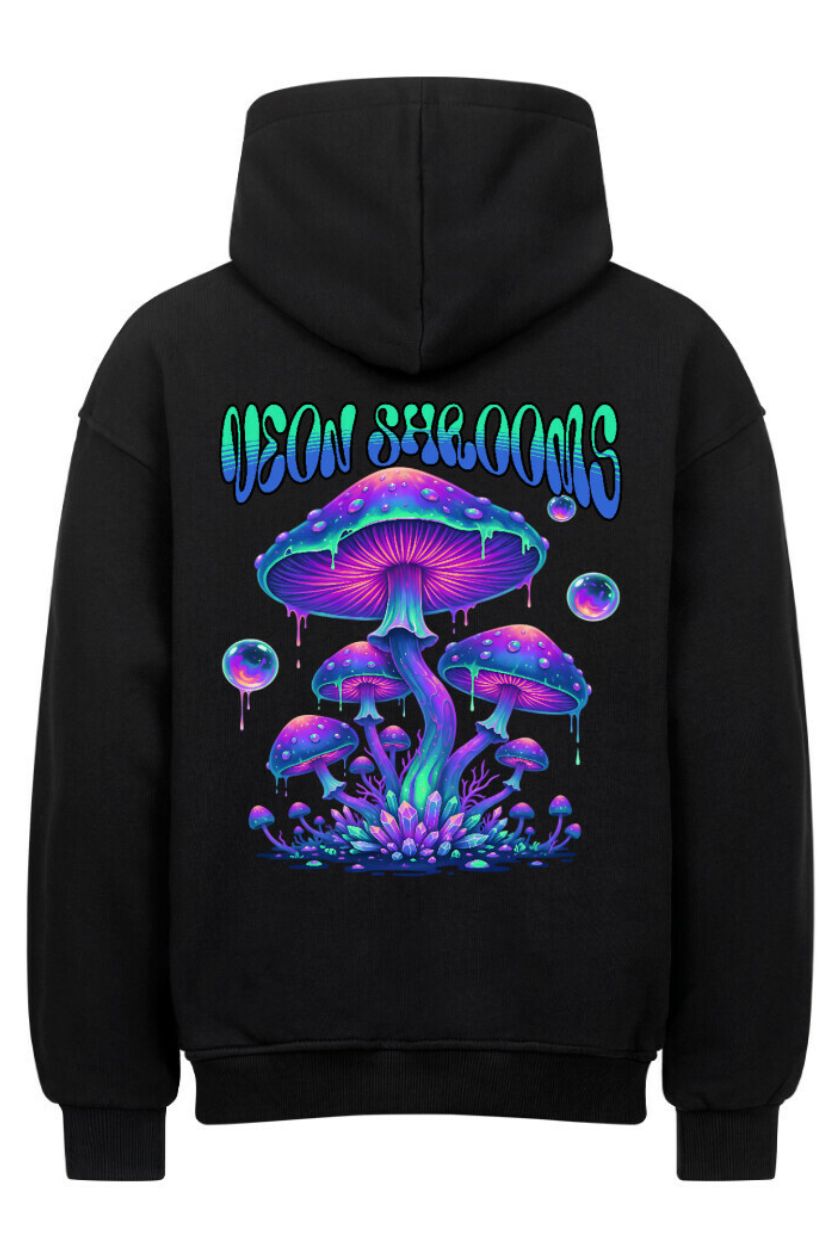 Neon Shrooms - Unisex Oversized Hoodie