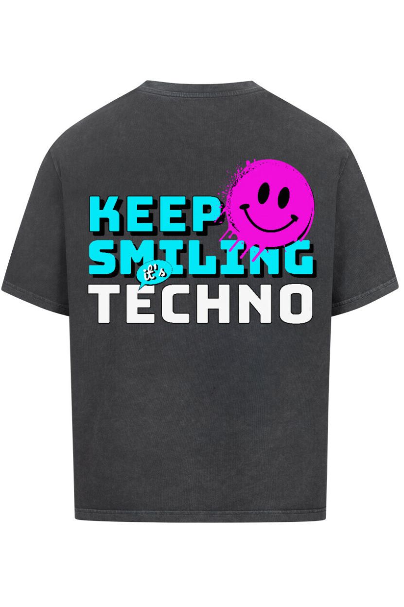 Keep Smilling - Unisex Oversized Shirt