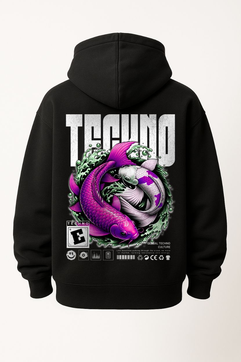 Bass Harmony - Unisex Oversized Hoodie