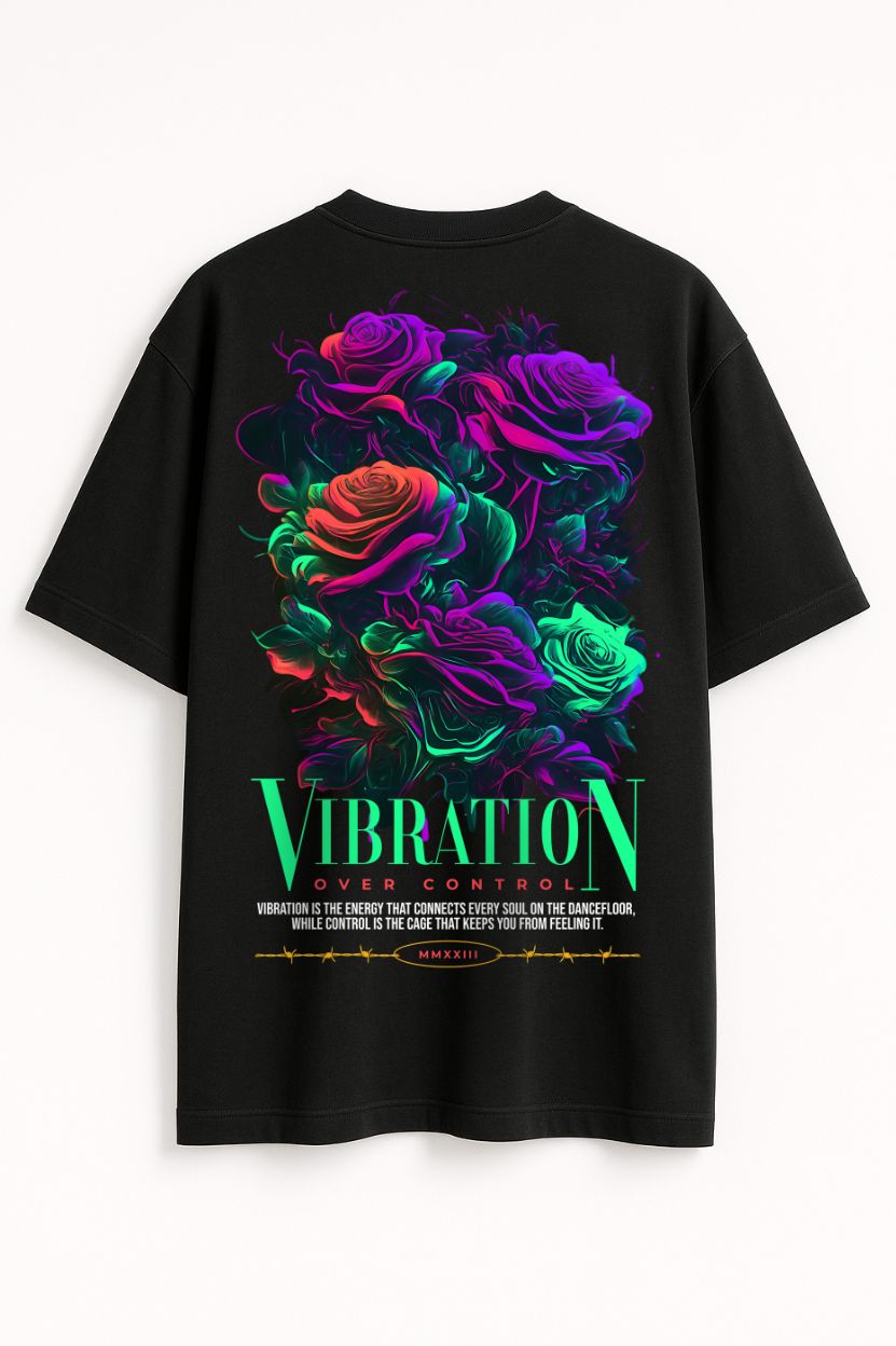 Vibration Rose - Unisex Oversized Shirt
