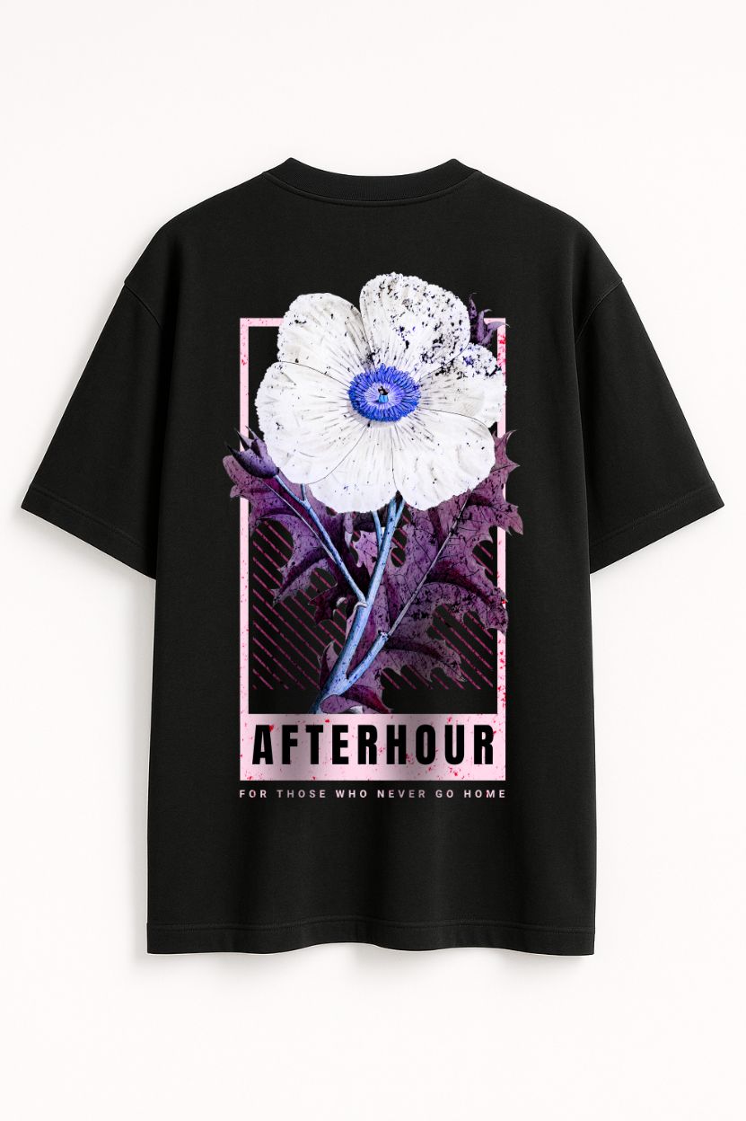 Afterhour Flower - Unisex Oversized Shirt