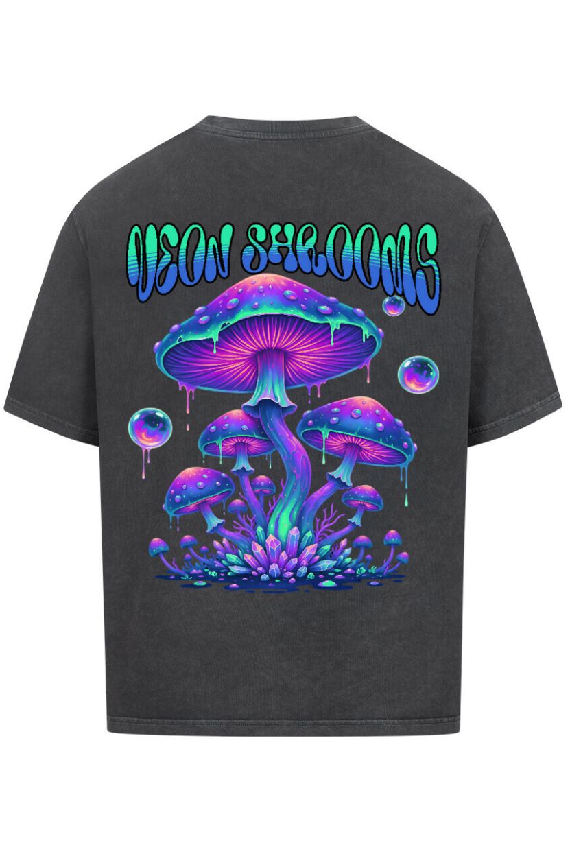 Neon Shrooms - Unisex Oversized Shirt
