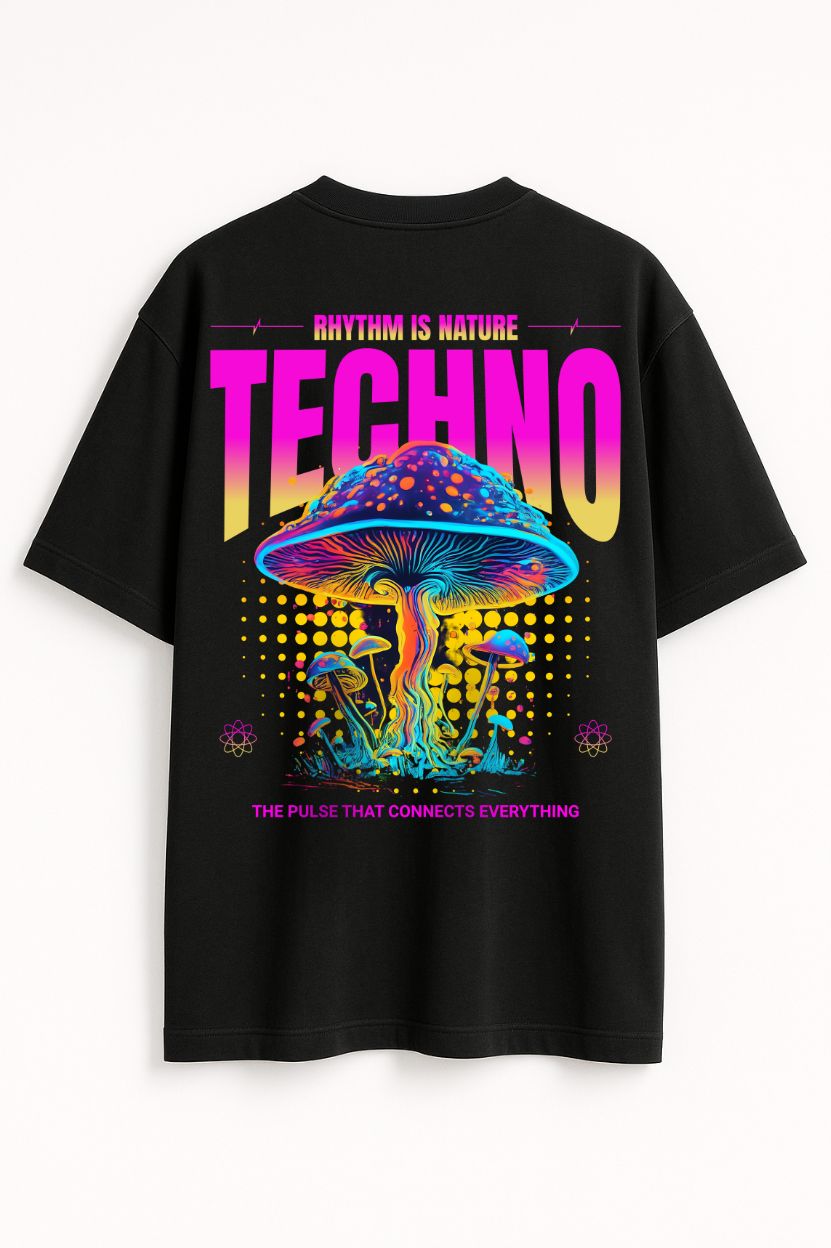 Rhythm is Nature - Unisex Oversized Shirt