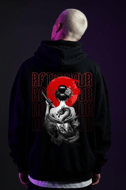 Afterhour Geisha - Unisex Oversized Hoodie