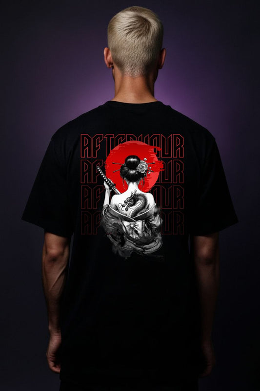 Afterhour Geisha - Unisex Oversized Shirt