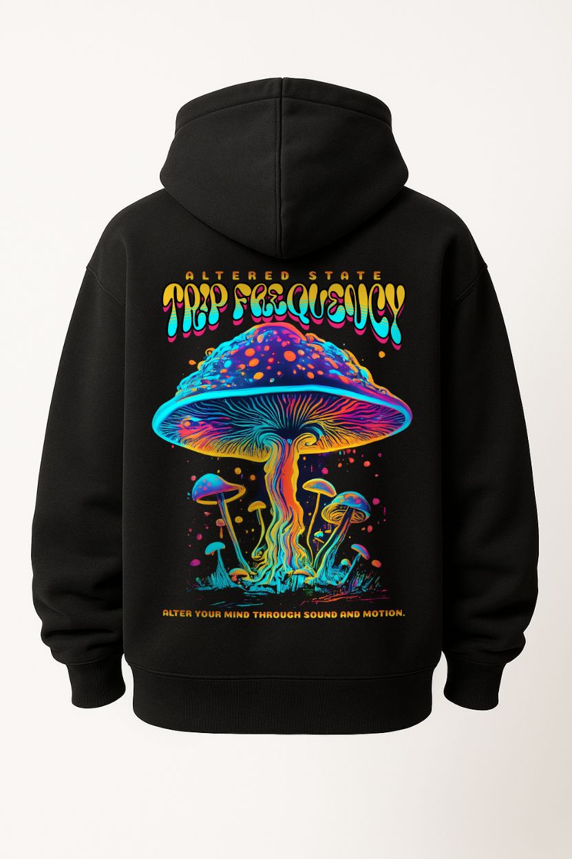 Trip Frequency - Unisex Oversized Hoodie