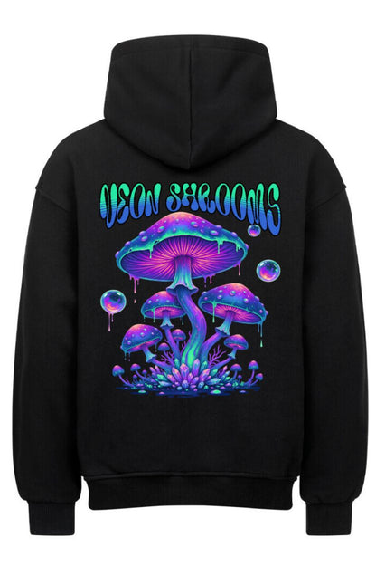Neon Shrooms - Unisex Oversized Hoodie