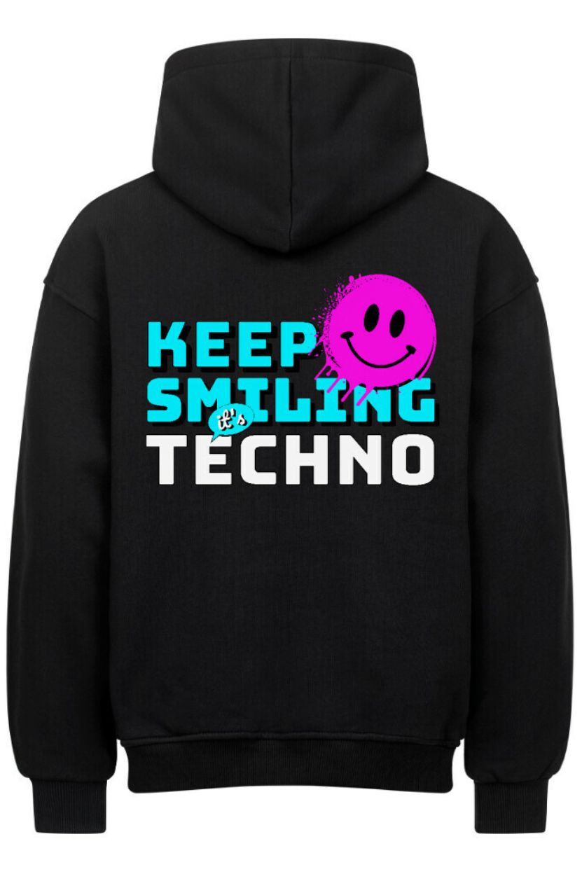 Keep Smiling - Unisex Oversized Hoodie