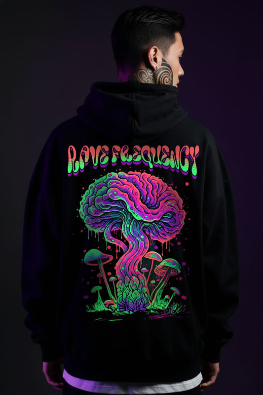 Rave Frequency - Unisex Oversized Hoodie