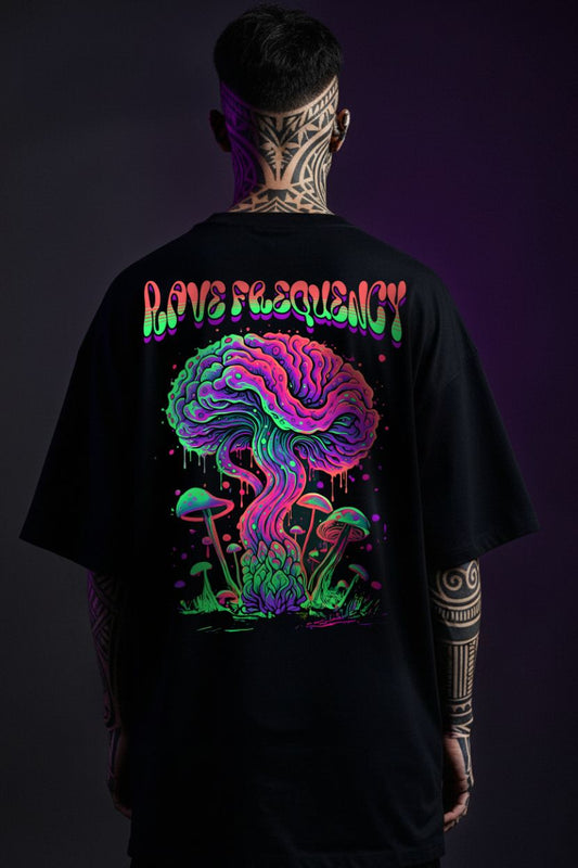 Rave Frequency - Unisex Oversized Shirt