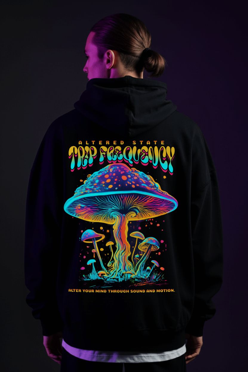 Trip Frequency - Unisex Oversized Hoodie
