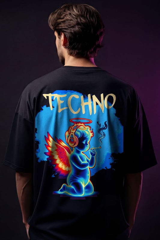 Smoking Cupid - Unisex Oversized Shirt