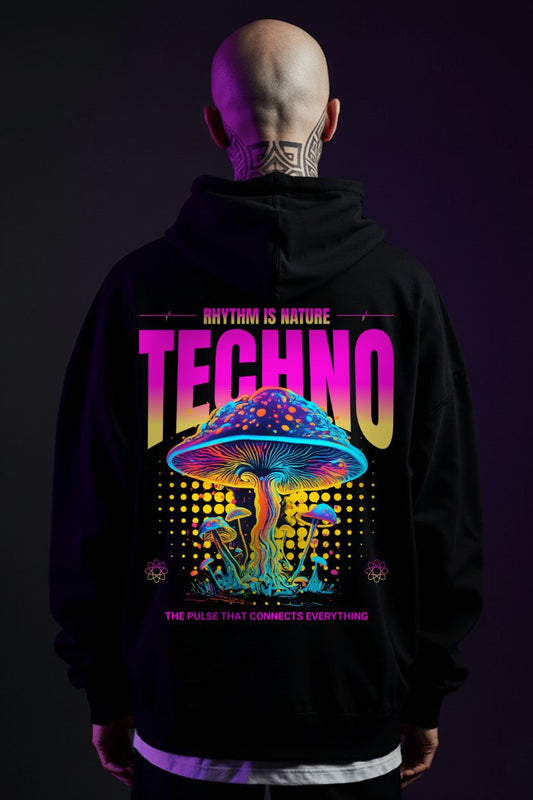 Rhythm is Nature - Unisex Oversized Hoodie