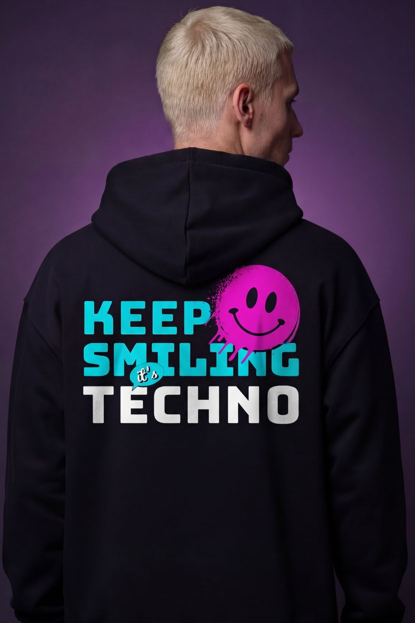 Keep Smiling - Unisex Oversized Hoodie