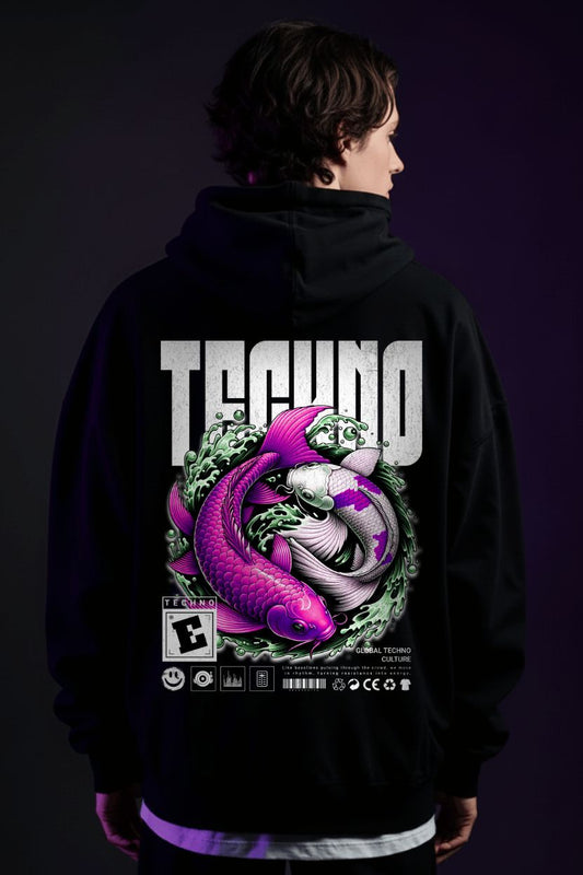 Bass Harmony - Unisex Oversized Hoodie